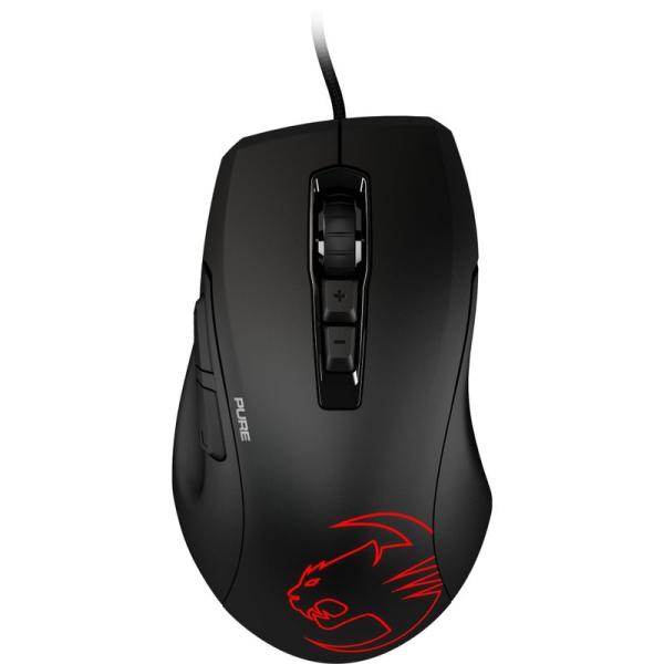 ROCCAT ゲーミングマウス Kone Pure Owl-Eye 有線 編み込み ブラック/黒 光...