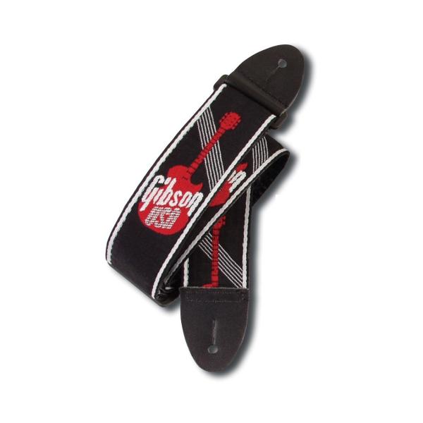 ギブソン GIBSON ASGG-600 2&quot; Woven Strap with Gibson Lo...