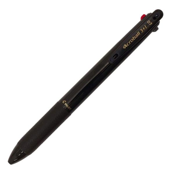 PILOT 多機能ペン アクロボール3+1 3色ボールペン(黒・赤・青) 0.7mm+シャープブラッ...