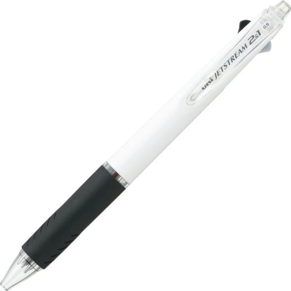 三菱鉛筆 多機能ペン ジェットストリーム 2&amp;1 0.5 ホワイト 書きやすい MSXE350005...