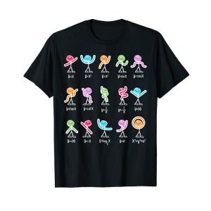 代数ダンスおもしろ関数グラフ図科学数学方程式 関数 数式 メンズ キッズ Tシャツ｜ogawashop