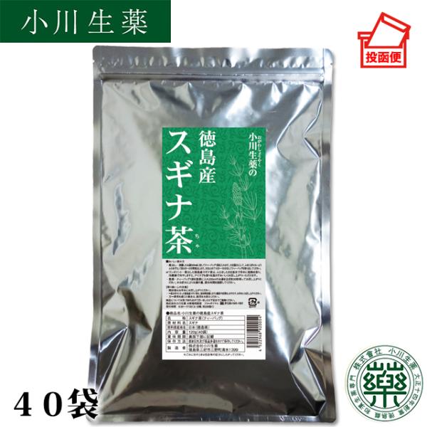 小川生薬 徳島産スギナ茶（すぎな茶） 3g×40袋【ポスト投函便送料無料】