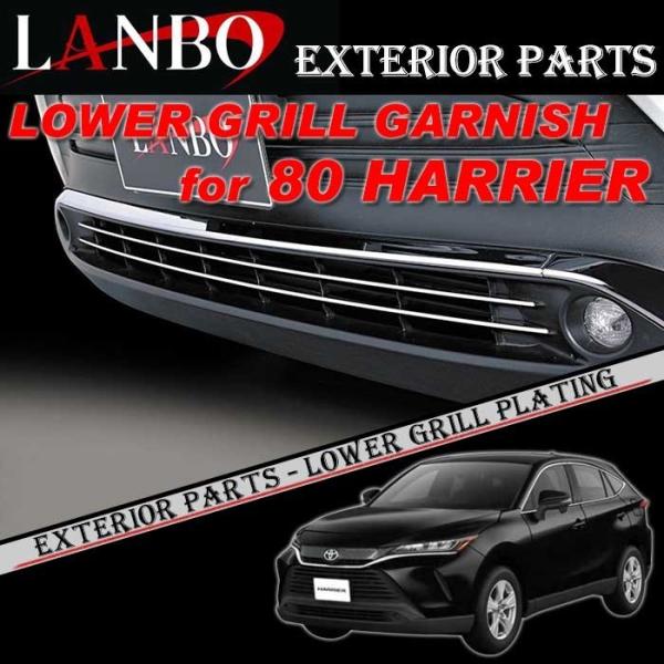 トヨタ 80系 ハリアー専用 LANBO ロアグリルガーニッシュ WD102505