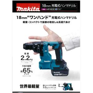 マキタ（makita） HR183DZK 充電式ハンマードリル 18V 本体のみ (SDS