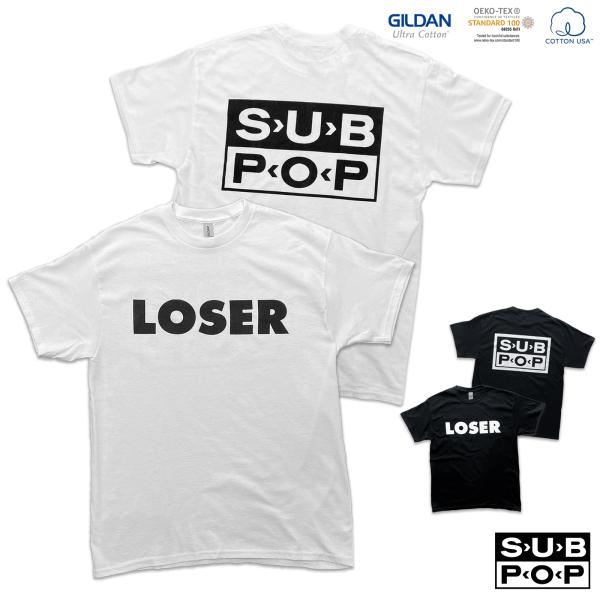 SUB POP 「LOSER 」 サブポップ　SUBPOP　オルタナ　ロック　グランジ　バンド Tシ...