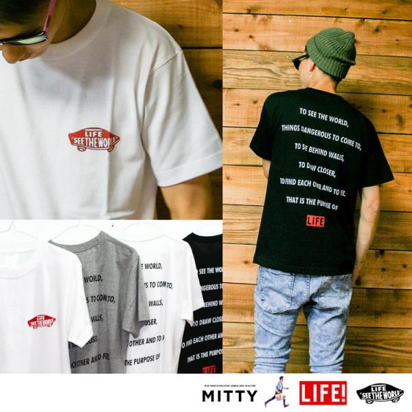 LIFE! 「MITTY」「スローガン」映画　Tシャツ