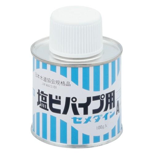 (セメダイン接着剤) 水道管 塩ビパイプ用 100g 日本水道協会