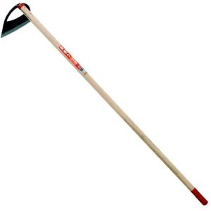 (ホー 草削り)　半月型ホー　窓あけ　全鋼 210×1220mm （草取り/除草/立ったまま）