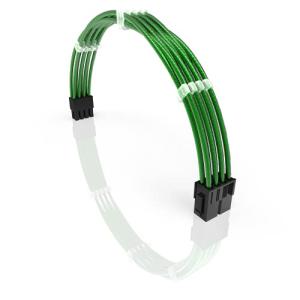 LINKUP 30cm EPS 8ピンCPU ATX マザーボード PSU電力供給編組スリーブ カスタム Mod PC延長コードコム付き┃柔