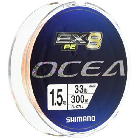 シマノ(SHIMANO) PEライン オシア EX8 300m 1.5号 33.0lb マルチカラー...
