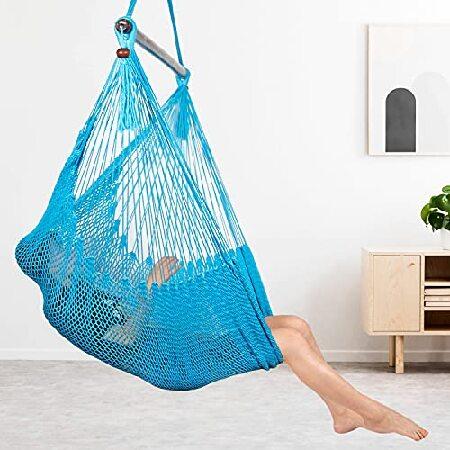 Caribbean Hammock Swing Chair with Spreader Bar, L...