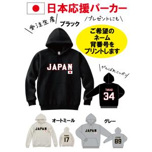 パーカー　背番号 名前 プリント　コミコミ価格　野球　日本代表　応援Tシャツ　2023 WBC　オリンピック　ユニフォーム風　背番号　プロ野球　侍ジャパン｜ohana2008