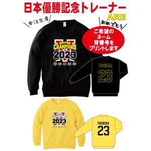 トレーナー　阪神タイガース風 背番号 名前 プリント　コミコミ価格　野球　日本代表　応援Tシャツ　2...