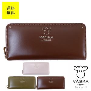 VASKA by moz モズ 財布 長財布 レディース ブランド 使いやすい 札入れ ベスター ラウンドファスナー おしゃれ