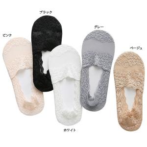 滑り止めレースソックス バレエソックス1足3足...の詳細画像1