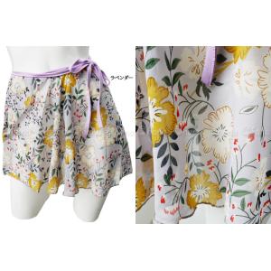 バレエスカート単品 ジュニアから大人用 花柄シ...の詳細画像3