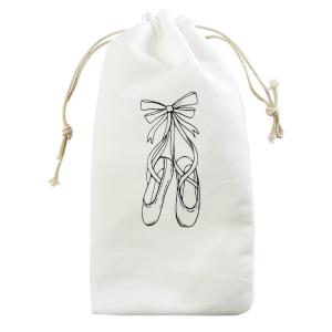 トウシューズプリントのバレエシューズ巾着 バレ...の詳細画像1