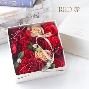 ソープフラワー ボックス ギフト 石鹸 花 フ...の詳細画像3