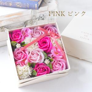 ソープフラワー ボックス ギフト 石鹸 花 フ...の詳細画像4