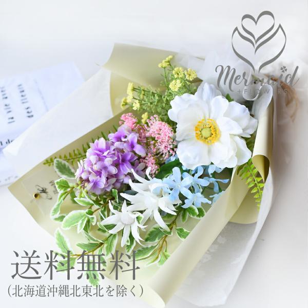 花 【高級造花 フラワー】洋風　シルク仏花 仏花 アーティフィシャルフラワー  お供え  花 ペット...