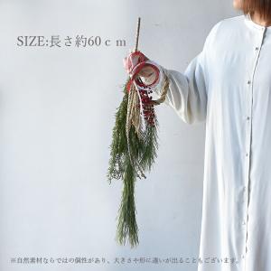 ドライフラワー リース スワッグ しめなわ お...の詳細画像3