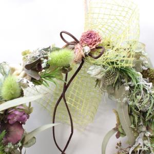 ドライフラワー リース Lサイズ(20cm)イ...の詳細画像2