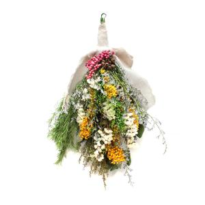 ドライフラワー 春色スワッグ 花束 インテリア 飾り 花 ギフト プレゼント 贈り物