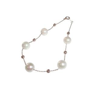 アコヤ真珠 4-5mm ベビーパール 真珠 ブレスレット パール