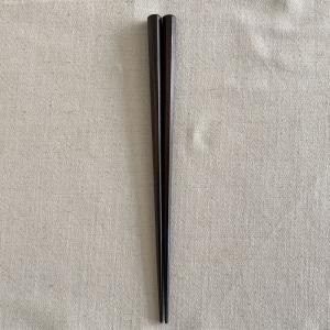 青黒檀 太 八角箸 先八角 天平 24cm　箸　お箸　箸高級　高級箸　高級箸男性用　プレゼント　おしゃれ つかみやすい箸　贈り物用　
