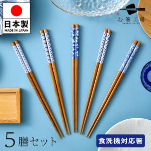 お箸のお楽しみ5膳セット 若狭塗 箸 5膳 男性 女性 お任せ 国産 日本製