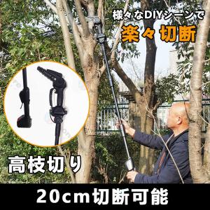 高枝切り チェーンソー 高枝 電動チェーンソー...の詳細画像2