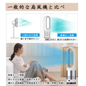 扇風機 羽なし DCモーター おしゃれ リビン...の詳細画像2