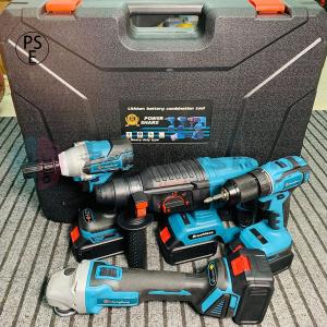 電動工具5点セット ノコギリ機/研磨機/ハンマドリル/インパクトレンチ