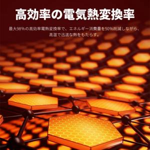 壁掛け 冷温風扇 電気 ファンヒーター 暖房ヒ...の詳細画像5