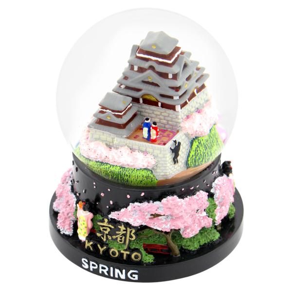 【ご当地スノードーム】2026新作 京都 春 お土産 観光 雪 インテリア おしゃれ 置物  飾り ...