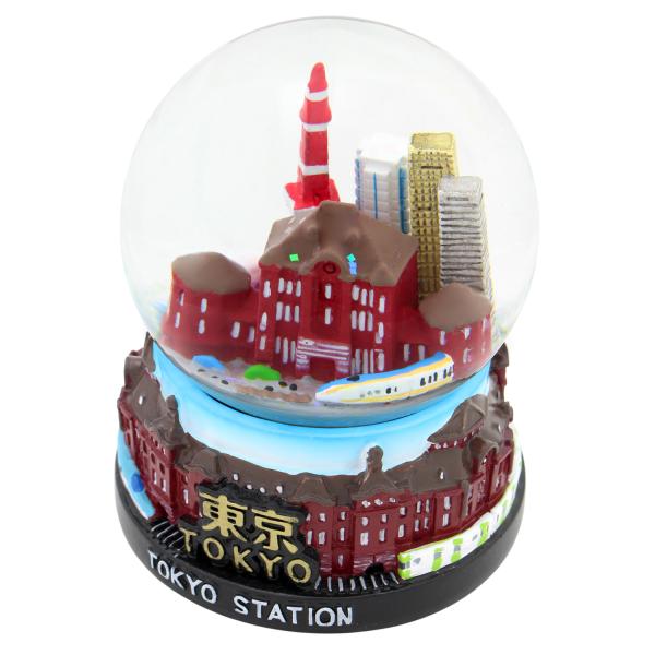 【ご当地スノードーム】2026新作 東京 東京駅 お土産 観光 雪 インテリア おしゃれ 置物  飾...