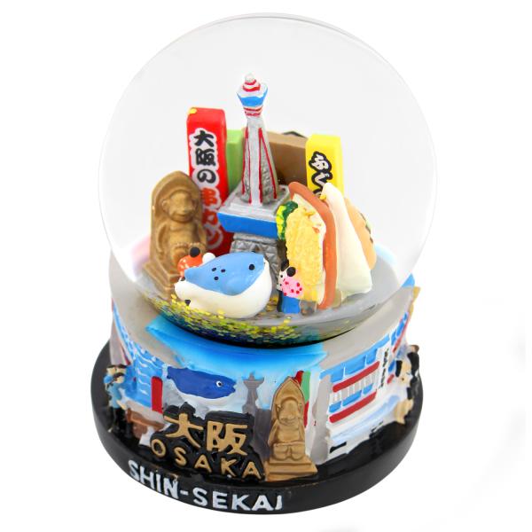 【ご当地スノードーム】2026新作 大阪 新世界 お土産 観光 雪 インテリア おしゃれ 置物  飾...