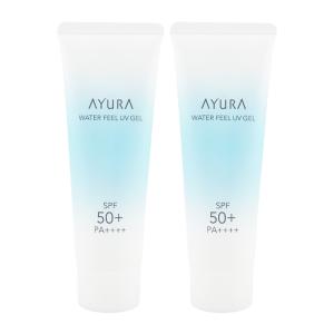 [2個セット]AYURA アユーラ ウォーターフィールUVジェルα 75g フェイス・ボディ用日やけ止め SPF50+ PA++++ アロマティックハーブの香り｜ダイキヤフー店