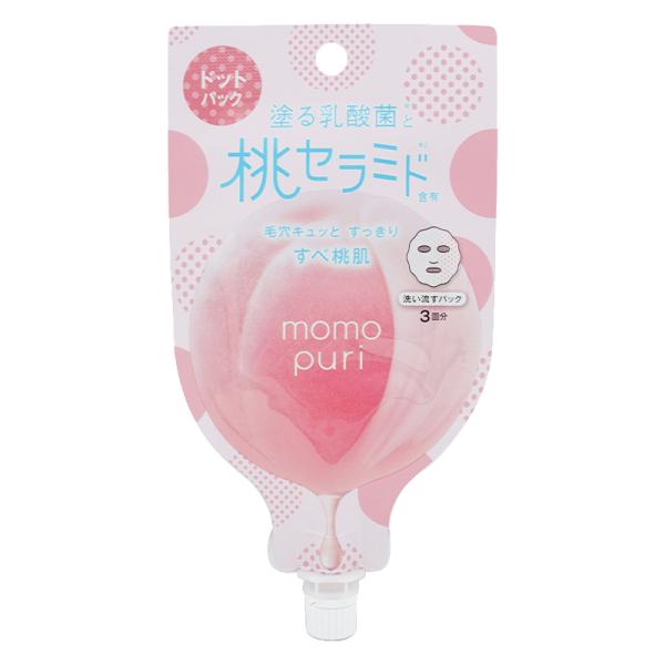 momopuri ももぷり フレッシュドットパック 12g [すべ桃肌] ほんのりピーチの香りスキン...