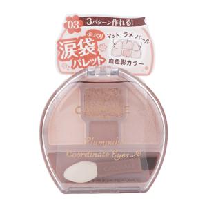 CANMAKE キャンメイク プランぷくコーデアイズ 03 ミルクティプランぷく マット ラメ パール 涙袋用アイシャドウパレット [ギフトラッピング対応]