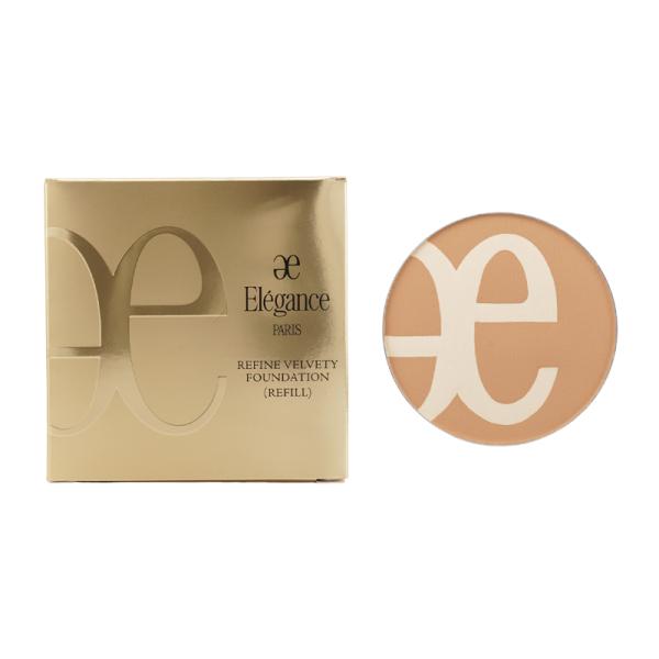 Elegance エレガンス リファイン ヴェルヴェティ ファンデーション IV302  レフィル ...