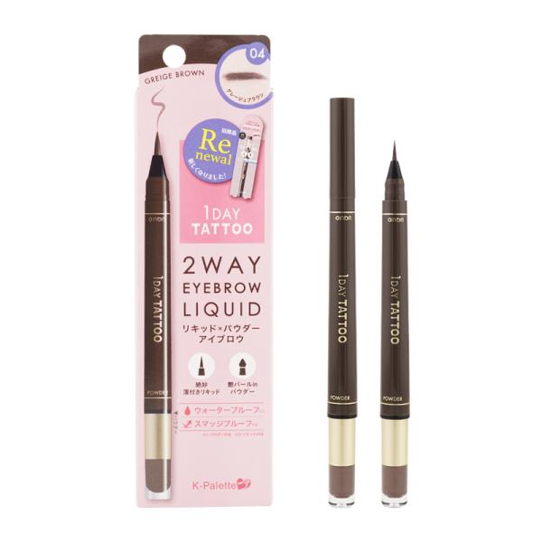 CUORE クオレ K-パレット 1DAY TATTOO ツーウェイアイブロウ リキッド パウダー ...