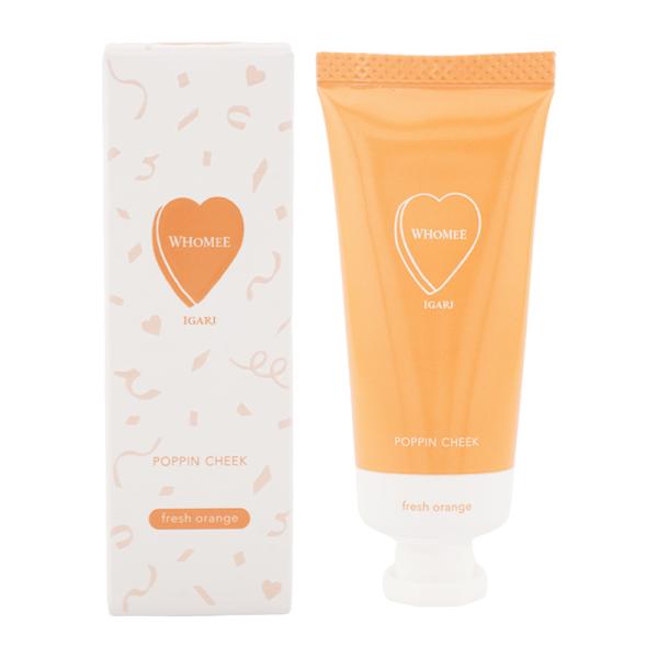 whomee フーミー ポッピンチーク フレッシュオレンジ 20g リキッドチーク 頬紅 保湿 目元...