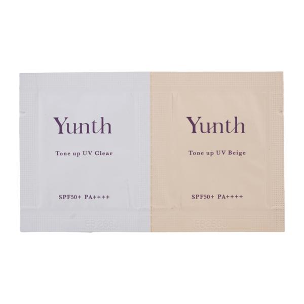 Yunth ユンス 生VCトーンアップUV クリア 1g ベージュ 1g お試し サンプル 旅行用 ...