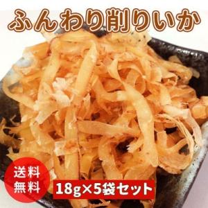 珍味 ふんわり削りいか 18g×5袋 送料無料 酒のつまみ おつまみ イカ 小分け メール便