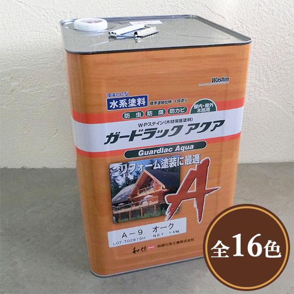 ガードラックアクア 14kg  送料無料（約140平米/1回塗り） 和信化学/水性塗料/防虫防腐/屋...