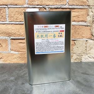 木肌用一番-大橋塗料オリジナルサイズ- 3.8Ｌ(約26〜45平米/2回塗り) 送料無料　浴室木部に最適な浸透性保護防汚剤｜ohhashi-paint