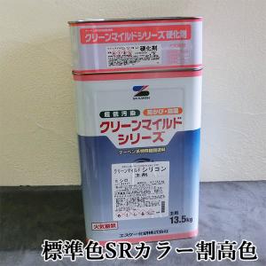 エスケー化研　一液マイルドシリコン　ツヤ有　日塗工　中彩色②　15K エスケー化研 クリーンマイルドシリコン つや有り 15kgセット SR標準色