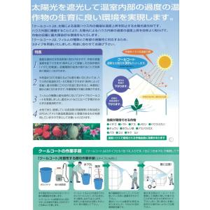 ビニールハウス遮光塗料 クールコート PO・ガ...の詳細画像2