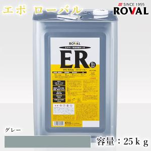 EPO ROVAL エポローバル グレー　25kg(約50平米/2回塗り)　エポキシ樹脂 常温亜鉛めっき 亜鉛含有96％ ジンクリッチペイント さび止め 防錆 防食 めっきの補修｜ohhashi-paint